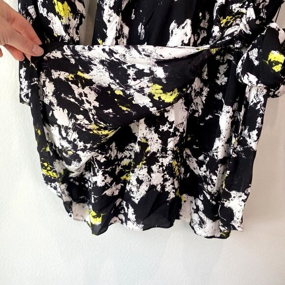 Alice + Olivia Ophelia Faux Wrap Long Sleeve Minidress 0 - Picture 5 of 11